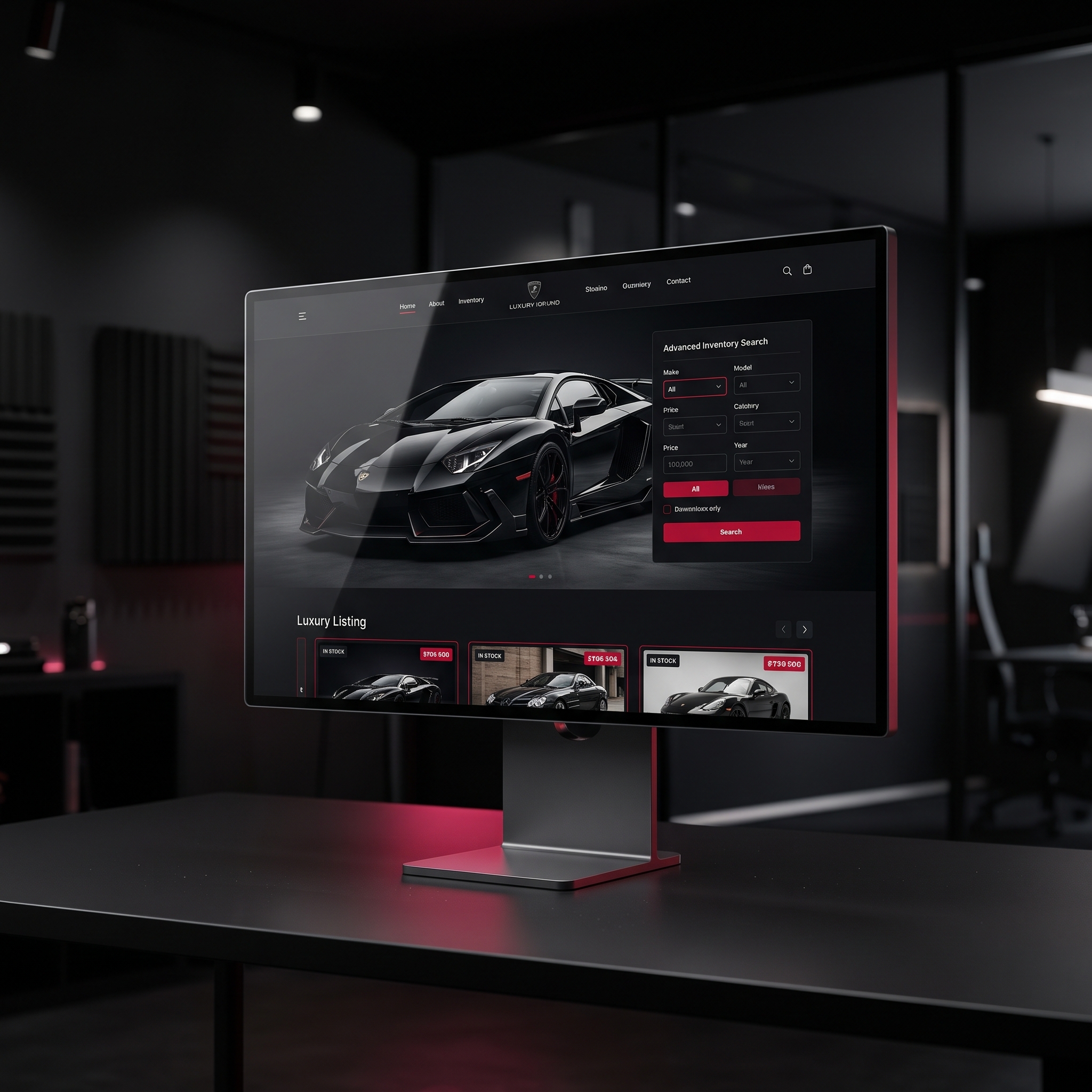 Luxury Automotive Digital Showroom
